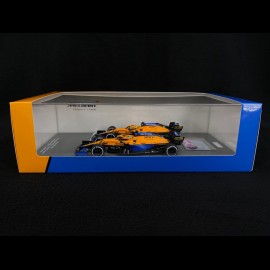 McLaren MCL35M Set 1st et 2nd GP Italy 2021 Ricciardo / Norris 1/43 Spark S7694