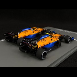 McLaren MCL35M Set 1st et 2nd GP Italy 2021 Ricciardo / Norris 1/43 Spark S7694