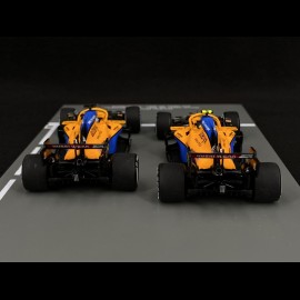 McLaren MCL35M Set 1st et 2nd GP Italy 2021 Ricciardo / Norris 1/43 Spark S7694