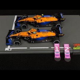 McLaren MCL35M Set 1st et 2nd GP Italy 2021 Ricciardo / Norris 1/43 Spark S7694