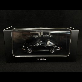 Porsche 911 Targa S 2.4 1972 n°50 Black Special Edition 50 years Porsche Design 1/43 Minichamps WAP0201980NTRG