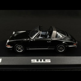 Porsche 911 Targa S 2.4 1972 n°50 Black Special Edition 50 years Porsche Design 1/43 Minichamps WAP0201980NTRG
