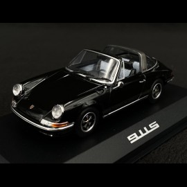 Porsche 911 Targa S 2.4 1972 n°50 Black Special Edition 50 years Porsche Design 1/43 Minichamps WAP0201980NTRG