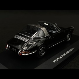 Porsche 911 Targa S 2.4 1972 n°50 Black Special Edition 50 years Porsche Design 1/43 Minichamps WAP0201980NTRG