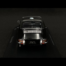 Porsche 911 Targa S 2.4 1972 n°50 Black Special Edition 50 years Porsche Design 1/43 Minichamps WAP0201980NTRG