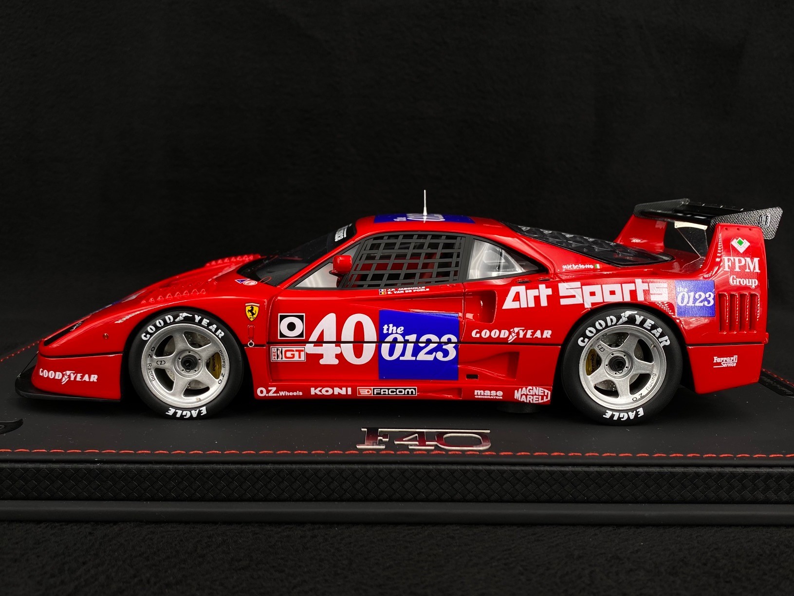 Ferrari F40 LM IMSA Topeka 1990 n°40 1/18 BBR Models P18139C