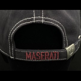 Maserati Classiche Hat Baseball Trashy worn effect Charcoal grey MA119U601GR99