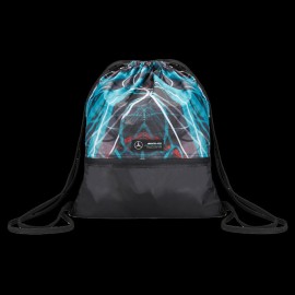 Leichter Rucksack Mercedes-AMG Petronas F1 Graffiti Hamilton Russell schwarz 701202223-001