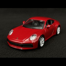 Porsche 911 type 992 Carrera 4S Coupe Karminrot Pullback Spielzeug 1/43 WAP0200280PCCP