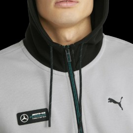 Mercedes AMG Petronas jacket Formula One F1 Fanwear Hoodie by Puma Black 533607-02 - men