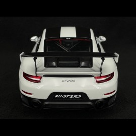 Porsche 911 GT2 RS Type 991 Weissach Package 2017 White / Black Stripes 1/18 Autoart 78171