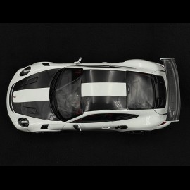 Porsche 911 GT2 RS Type 991 Weissach Package 2017 White / Black Stripes 1/18 Autoart 78171