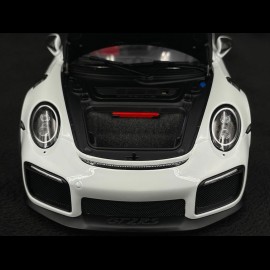 Porsche 911 GT2 RS Type 991 Weissach Package 2017 White / Black Stripes 1/18 Autoart 78171