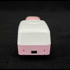 Volkswagen VW Beetle Flower Power with trailer Eriba Puck Pink 1/64 Majorette