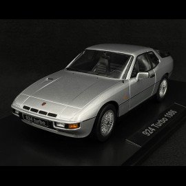 Porsche 924 Turbo Coupe 1986 Metallic Silver 1/18 KK-Scale KKDC180901