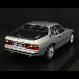 Porsche 924 Turbo Coupe 1986 Metallic Silver 1/18 KK-Scale KKDC180901