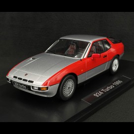 Porsche 924 Turbo Coupe 1986 Silver / Guards Red 1/18 KK-Scale KKDC180902