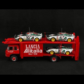 Fiat 637 Racing Transporter Lancia Alitalia 1976 Red 1/43 Ixo Models TRU037