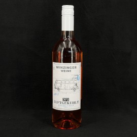 Bottle of wine VW Combi T1 Winzinger Weine Zweigelt 2019 Luftgekühlt N°3 Rosé