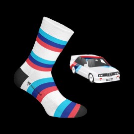 BMW M3 E30 socks red / blue / white - unisex - Size 41/46