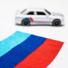 BMW M3 E30 Socken Rot / Blau / Weiß - Unisex - Größe 41/46