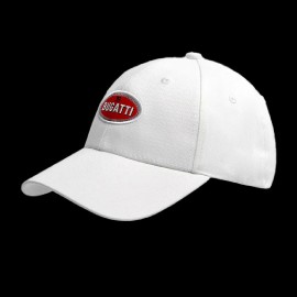 Bugatti Cap Oval Logo Weiß BGT025-200
