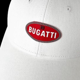 Bugatti Cap Oval Logo Weiß BGT025-200