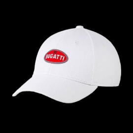 Bugatti Cap Oval Logo Weiß BGT025-200