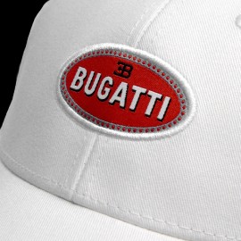 Bugatti Cap Oval Logo Weiß BGT025-200