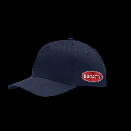 Bugatti Hat Ovale logo Textured Navy Blue BGT068-500