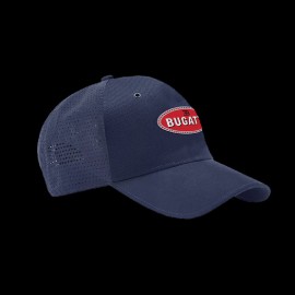 Bugatti Cap Oval Logo Alcantara Touch Marineblau BGT070-500