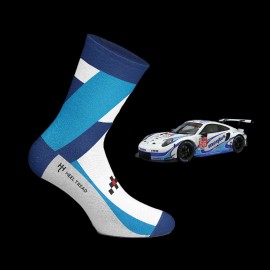 Porsche 911 RSR Mentos Socken Blau / Weiß - Unisex - Größe 41/46