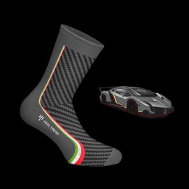 Lamborghini Veneno socks Black / Grey - unisex - Size 41/46