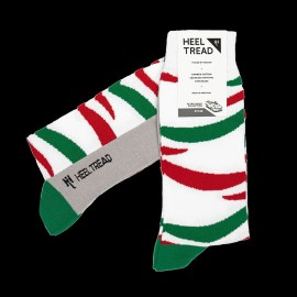 Lancia Stratos Alitalia Socken Rot / Grün / Weiß - Unisex - Größe 41/46