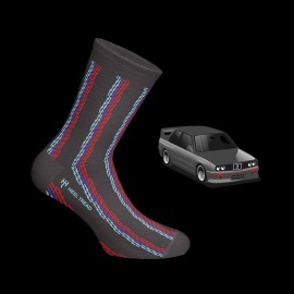 BMW M Motorsport Tech Socken Schwarz / Blau / Rot - Unisex - Größe 41/46