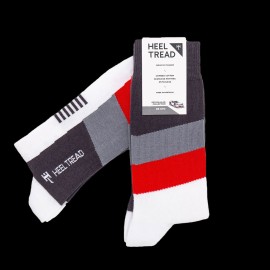 Porsche 911 RSR Motorsport Socken Schwarz / Rot / Grau - Unisex - Größe 41/46