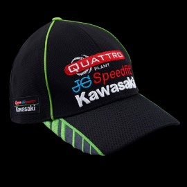 Kawasaki Cap Quattro Plant JG Speedfit Racing Team Schwarz / Grün 19QK-BBC-C/P