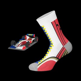 BAR PR01 F1 1999 socks Blue / Yellow - White / Red - unisex - Size 41/46