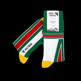 Lancia Stratos Socken Grün / Weiß / Rot - Unisex - Größe 41/46