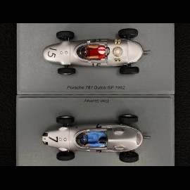 Duo Porsche 787 n° 7 & n° 15 GP Netherlands 1961 - 1962 1/43 Spark
