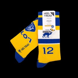 Lotus 99T Camel F1 Socken Gelb / Weiß / Blau - Unisex - Größe 41/46