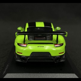 Porsche 911 GT2 RS Type 991 Weissach Package 2018 Signal Green / Black Stripes 1/43 Minichamps 413067283