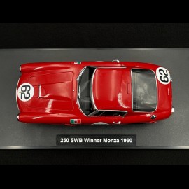 Ferrari 250 GT SWB Coupe n° 62 Winner Coppa Intereuropa Monza 1960 1/18 KK-Scale KKDC180864