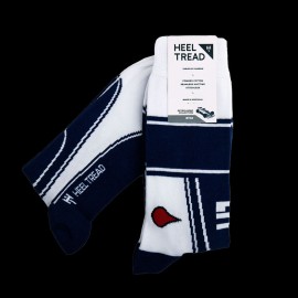 Brabham BT49 F1 Socken Blau / Weiß - Unisex - Größe 41/46