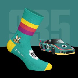 4 Paar Inspiration Porsche 935 Kremer Racing Legend Socken Silhouette Series 1976-1981 Boxset