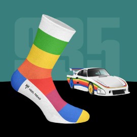 4 pairs Inspiration Porsche 935 Kremer Racing Legend Socks Silhouette Series 1976-1981 Boxset