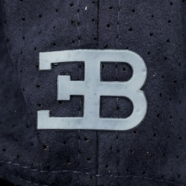 Bugatti Cap Oval Logo Alcantara Touch Marineblau BGT070-500