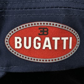 Bugatti Hat Ovale logo Textured Navy Blue BGT068-500