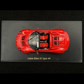 Lotus Elise S1 Type 49 1999 Calypso Red 1/43 Spark S8221