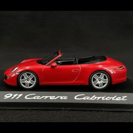 Porsche 911 typ 991 Carrera Cabriolet 2012 Indischrot 1/43 Minichamps WAP0200120C